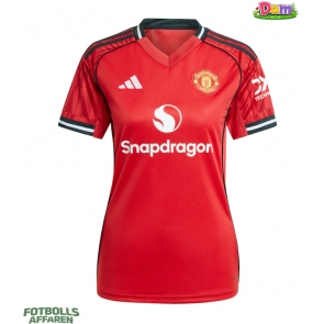 Manchester United Hemmatröja Kvinnor 2025-26 Kortärmad